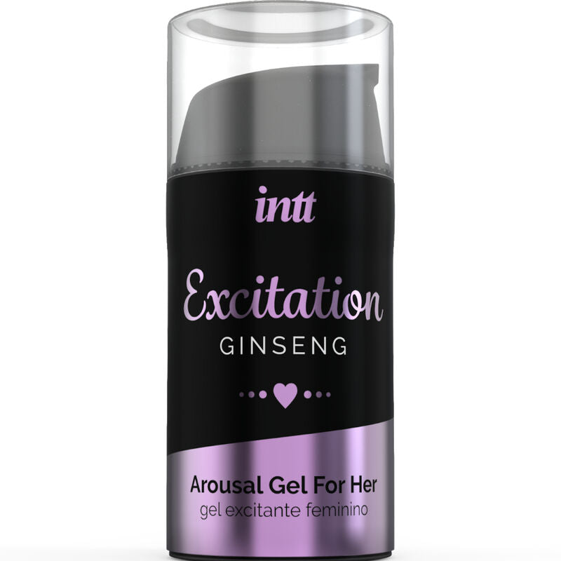 INTT LUBRICANTS Gel Estimulante Clitoriano com Efeito Calor 15ml, frasco com doseador