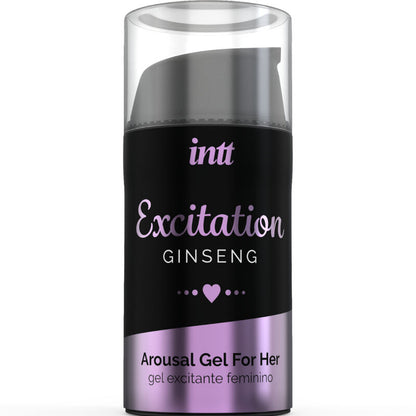 INTT LUBRICANTS Gel Estimulante Clitoriano com Efeito Calor 15ml, frasco com doseador