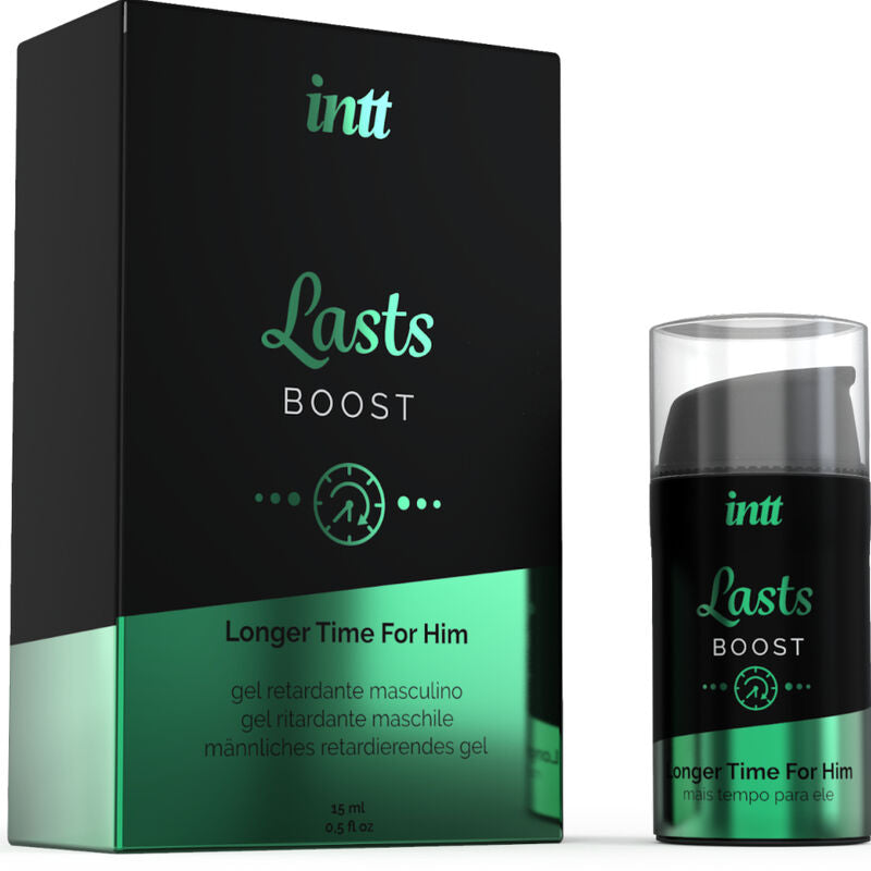 INTT FOR HIM Gel Retardador de Ejaculação 15ml para prolongar o prazer.