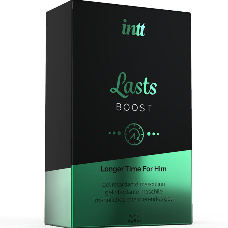 INTT FOR HIM Gel Retardador de Ejaculação 15ml para prolongar o prazer.