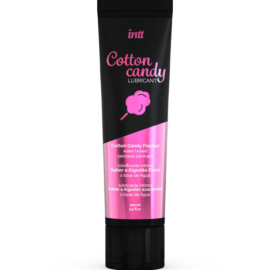 INTT LUBRICANTS Lubrificante Íntimo à Base de Água com Sabor Algodão Doce 100ml.