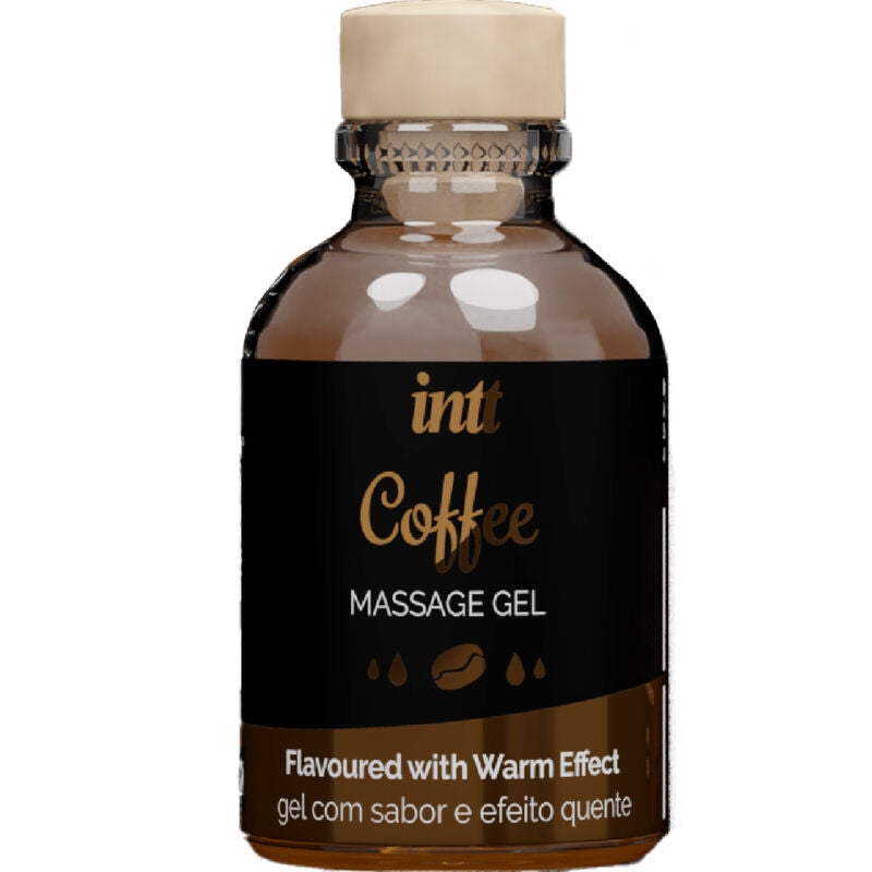 INTT Gel de Massagem Hot Effect Sabor Café 30ml para massagem e sexo oral