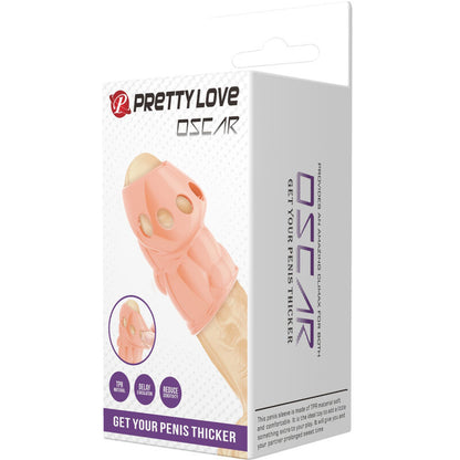PRETTY LOVE Manga Peniana Oscar Natural Espessante para aumento de volume e prolongamento do prazer.