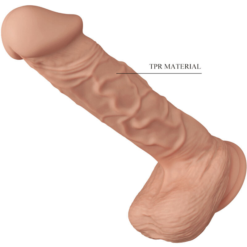 BERGRISI Dildo Realístico Flexível 26 CM Natural com Ventosa