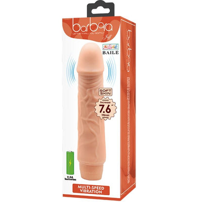 Vibrador Realístico Baile Barbara 20 cm para prazer intenso e realista