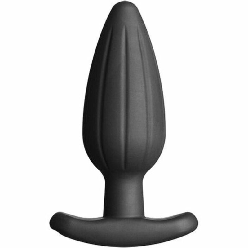 Plug Anal de Silicone Preto Rocker Grande