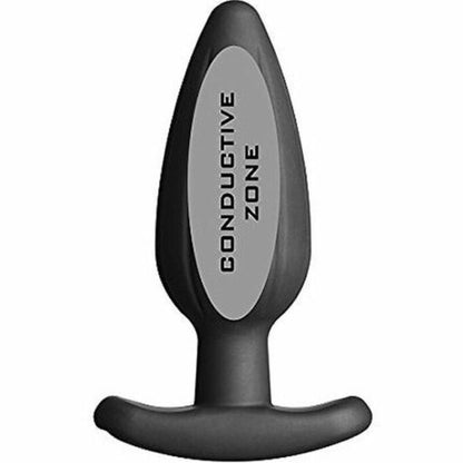 Plug Anal de Silicone Preto Rocker Grande