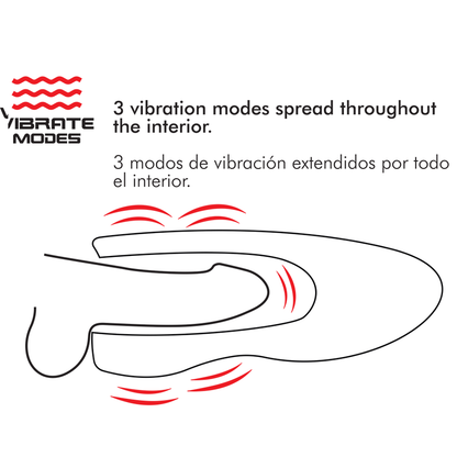 Close-up of the JAMYJOB Masturbador Masculino SPIN-X com Aquecimento e Rotação, showing its sleek black and red design and soft texture.