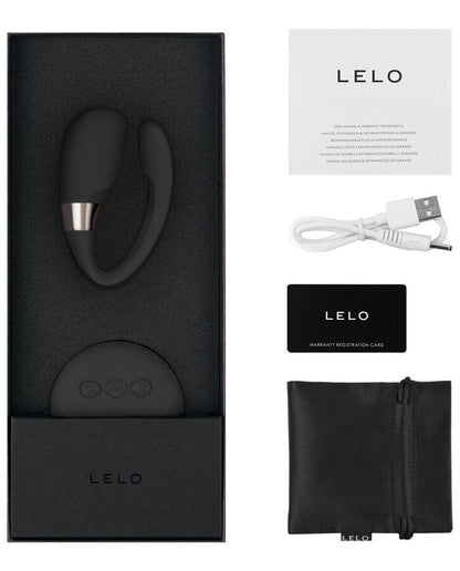 LELO TIANI 3 Massageador para Casais com Controle Remoto SenseMotion, design elegante em silicone preto.