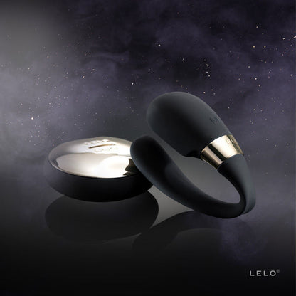 LELO TIANI 3 Massageador para Casais com Controle Remoto SenseMotion, design elegante em silicone preto.