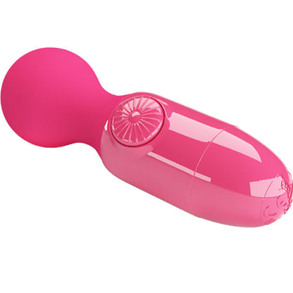 Close-up do Mini Massageador Pessoal PRETTY LOVE Vibratório Magenta