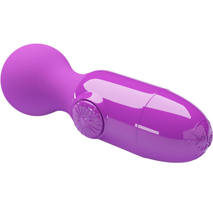 Mini Massageador Pessoal PRETTY LOVE Roxo em silicone macio com ponta vibratória