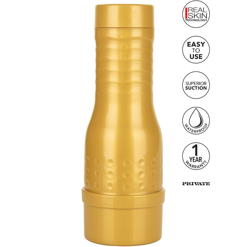 PRIVATE Masturbador Masculino Personal Trainer para Resistência com textura realista e punho ergonómico.