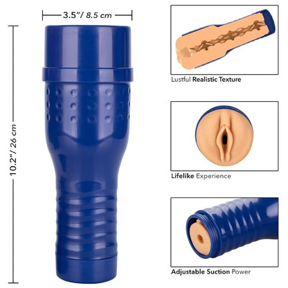 Masturbador masculino PRIVATE Gabi Gold Pornstar Pussy, com textura interna realista para prazer intenso.