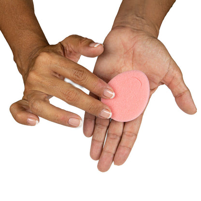 Tampão esponja vaginal lubricada Confort 365, embalagem com 3 unidades, para uso menstrual e relações sexuais.