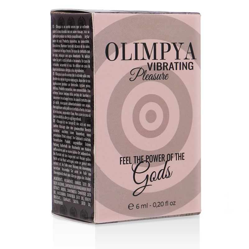 OLIMPYA Estimulante Líquido com Cannabis Sativa Efeito Vibratório 6ml para prazer intenso.