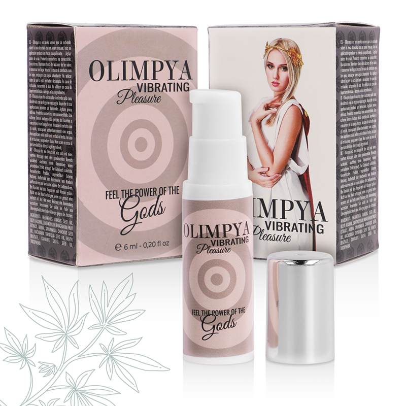OLIMPYA Estimulante Líquido com Cannabis Sativa Efeito Vibratório 6ml para prazer intenso.