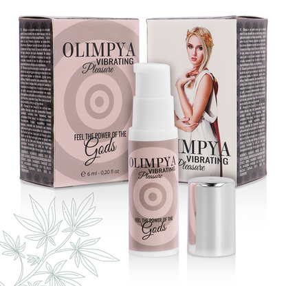 OLIMPYA Estimulante Líquido com Cannabis Sativa Efeito Vibratório 6ml para prazer intenso.