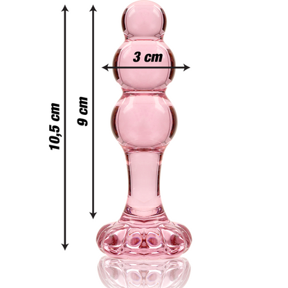 Plug Anal Modelo 1 Vidro Borosilicato Transparente 10.5 CM -O- 3 CM