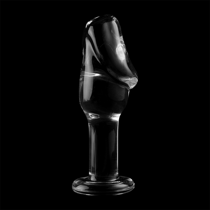 Plug Anal Modelo 6 Vidro Borosilicato Transparente 12.5 cm - 4 cm