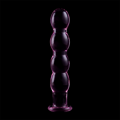 Dildo Modelo 10 de Vidro Borosilicato Transparente 16.5 cm -Ø- 3.5 cm