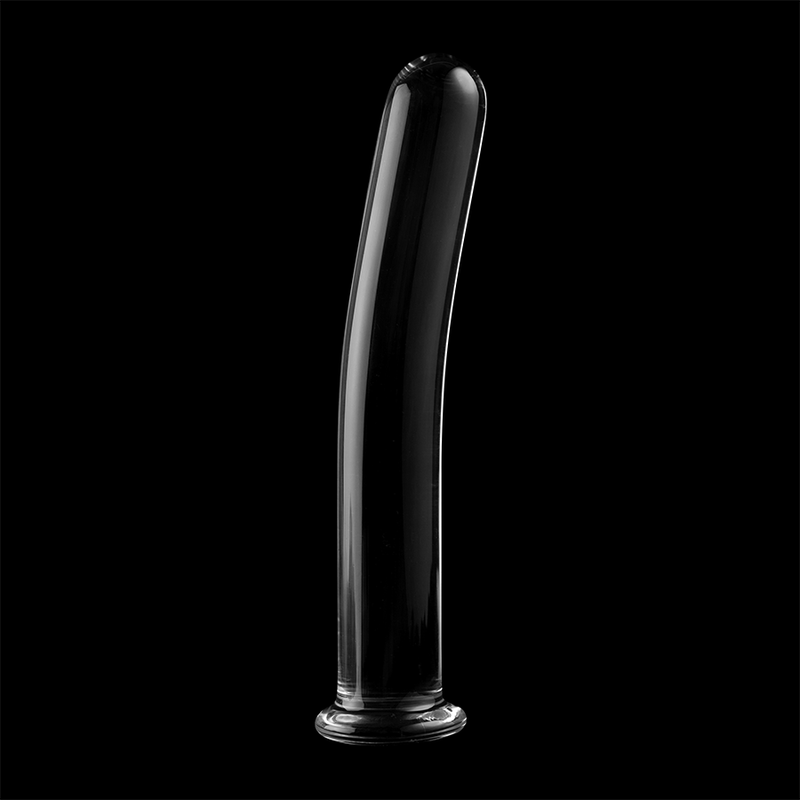 Dildo de Vidro Borosilicato Transparente Modelo 17 - 18.5 cm