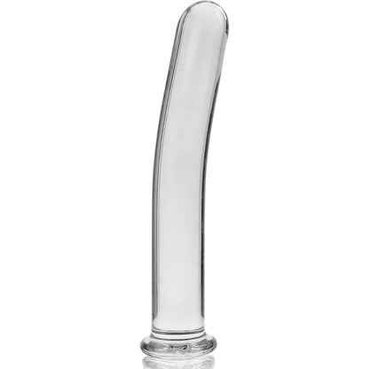 Dildo de Vidro Borosilicato Transparente Modelo 17 - 18.5 cm
