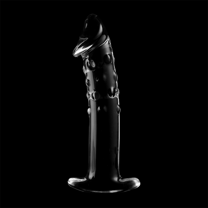 Dildo Modelo 19 de Vidro Borosilicato Transparente 18.5 cm Ø 4 cm