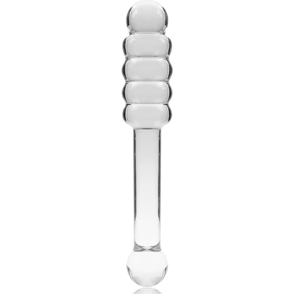 Dildo Modelo 20 Vidro Borosilicato Transparente 20.5 cm Ø 3 cm