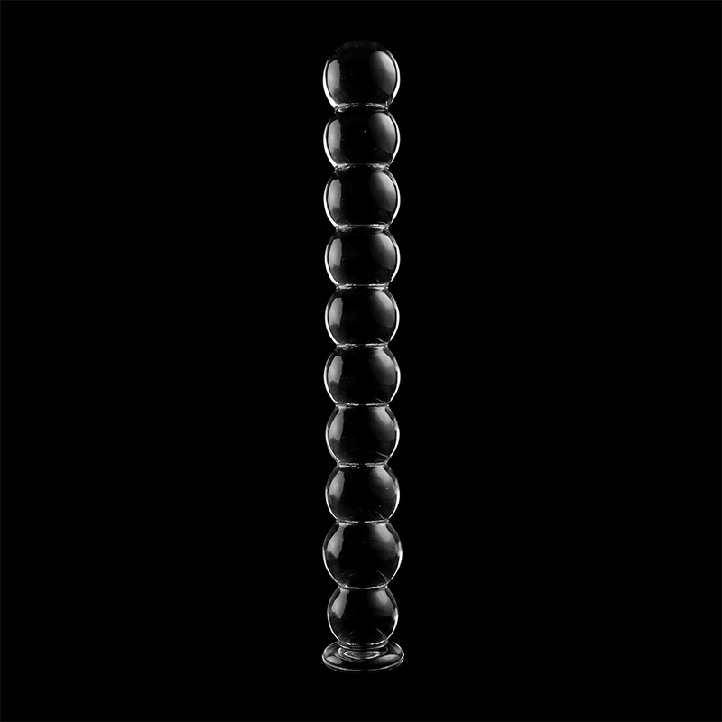Dildo Modelo 22 de Vidro Borosilicato Transparente 21.5 cm x 2.5 cm