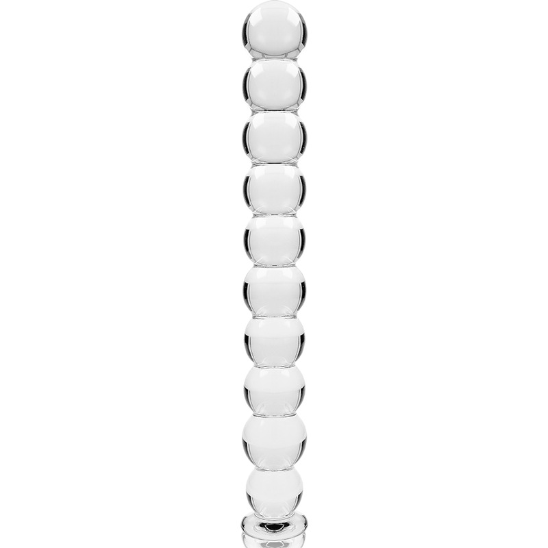 Dildo Modelo 22 de Vidro Borosilicato Transparente 21.5 cm x 2.5 cm