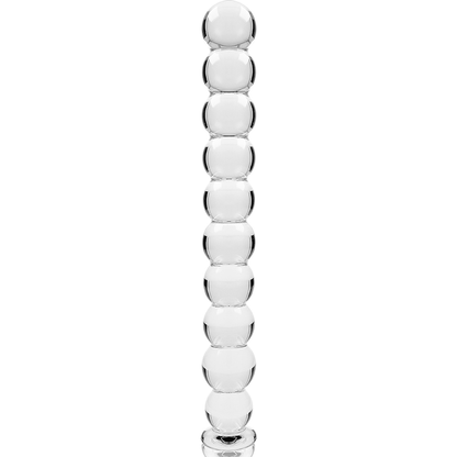Dildo Modelo 22 de Vidro Borosilicato Transparente 21.5 cm x 2.5 cm