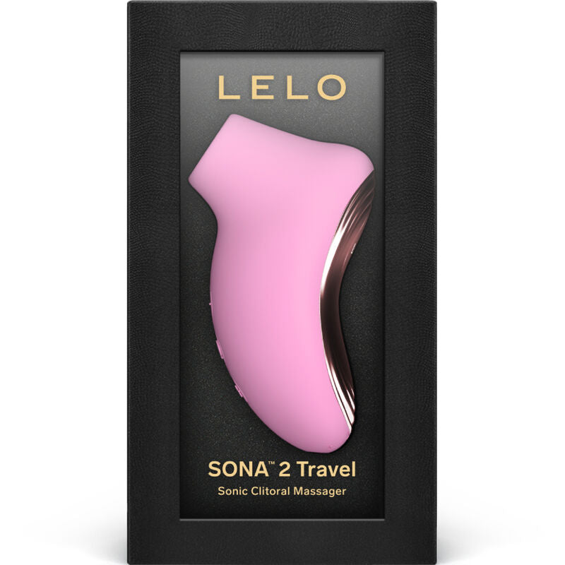 LELO SONA 2 Travel Massajador Clitoriano Sónico Compacto Rosa - Imagem do produto.