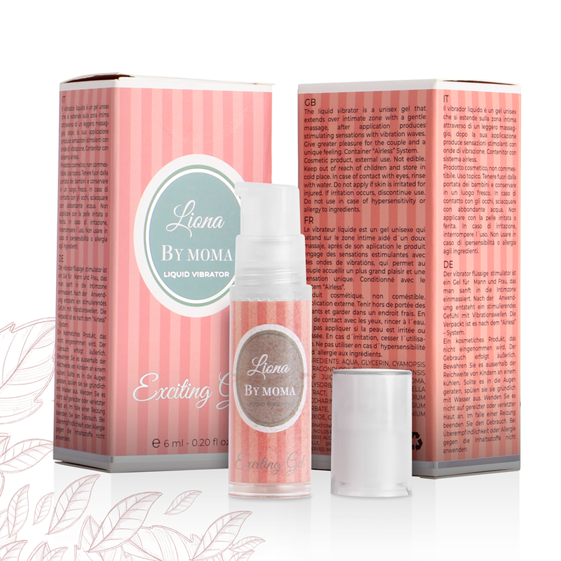 Gel Líquido Estimulante Vibratório LIONA BY MOMA 6 ML para prazer intenso