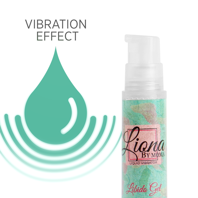 LIONA BY MOMA Gel Vibratório Líquido Libido 6 ML para estimulação íntima e prazer