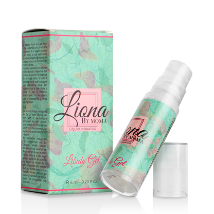 LIONA BY MOMA Gel Vibratório Líquido Libido 6 ML para estimulação íntima e prazer