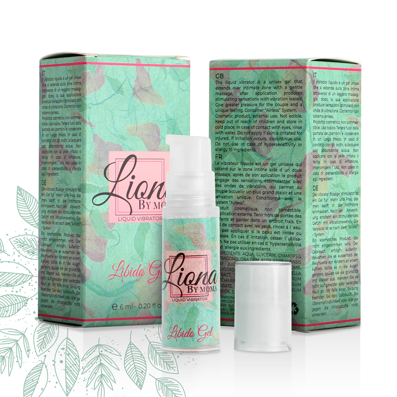 LIONA BY MOMA Gel Vibratório Líquido Libido 6 ML para estimulação íntima e prazer