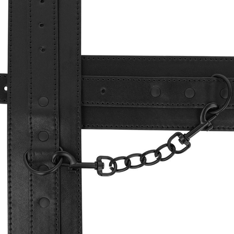 INTENSE FETISH Punhos de Tornozelo de Couro Vegano para BDSM e contenção.