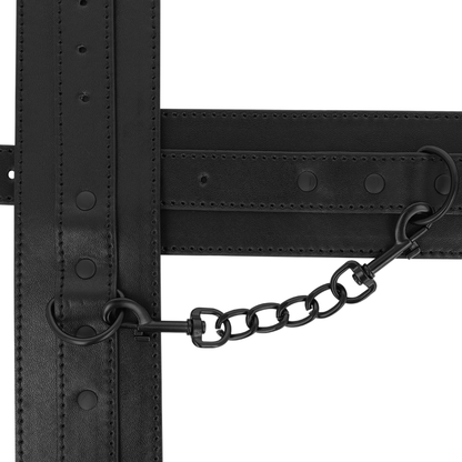 INTENSE FETISH Punhos de Tornozelo de Couro Vegano para BDSM e contenção.
