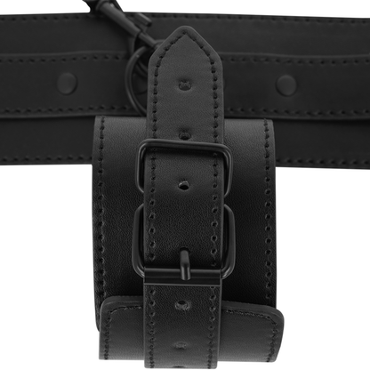 INTENSE FETISH Punhos de Tornozelo de Couro Vegano para BDSM e contenção.