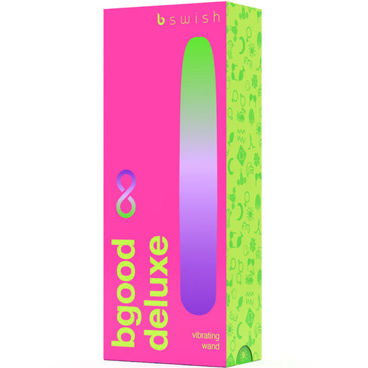 Vibrador B SWISH Infinite Deluxe Recarregável de Silicone Azul