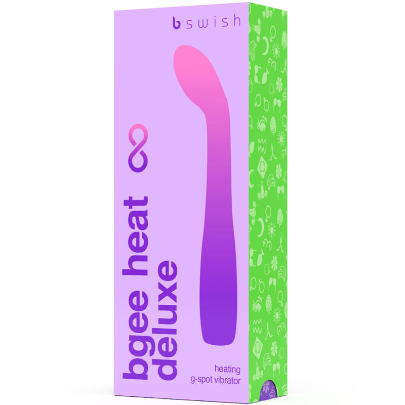 Close-up do Vibrador B SWISH Bgee Heat Infinite Deluxe com Aquecimento em Silicone Lavanda