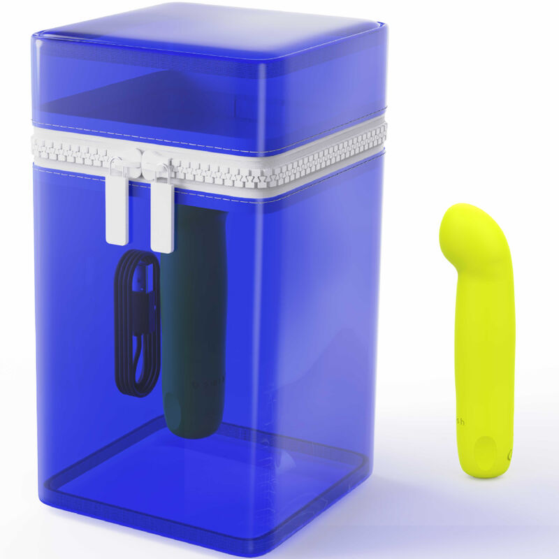 B SWISH Bcute Curve Infinity Classic Vibrador Recarregável Ponto G Amarelo em silicone macio