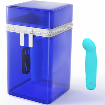 Vibrador Bcute Curve Infinity Classic B SWISH recarregável de silicone azul