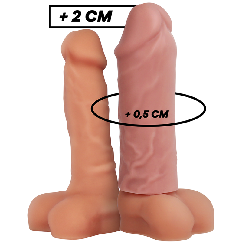 Extensão de Pénis VIRILXL V3 de Silicone Líquido Natural
