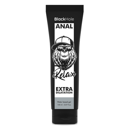 BLACK HOLE Gel Dilatador Anal e Relaxante 150 ml, embalagem do produto