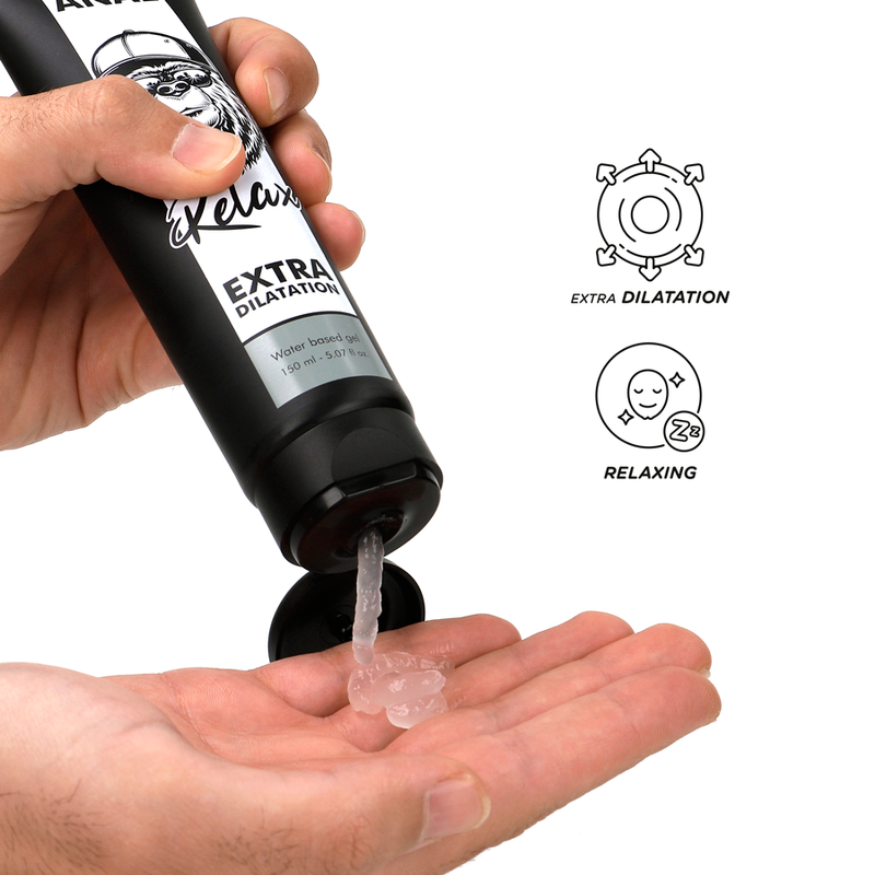 BLACK HOLE Gel Dilatador Anal e Relaxante 150 ml, embalagem do produto