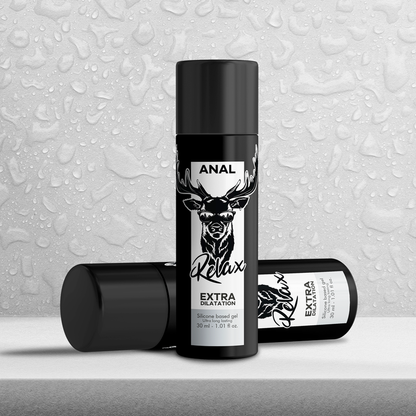 Embalagem do BLACK HOLE Gel Dilatador Anal Relaxante Base Silicone 300ml