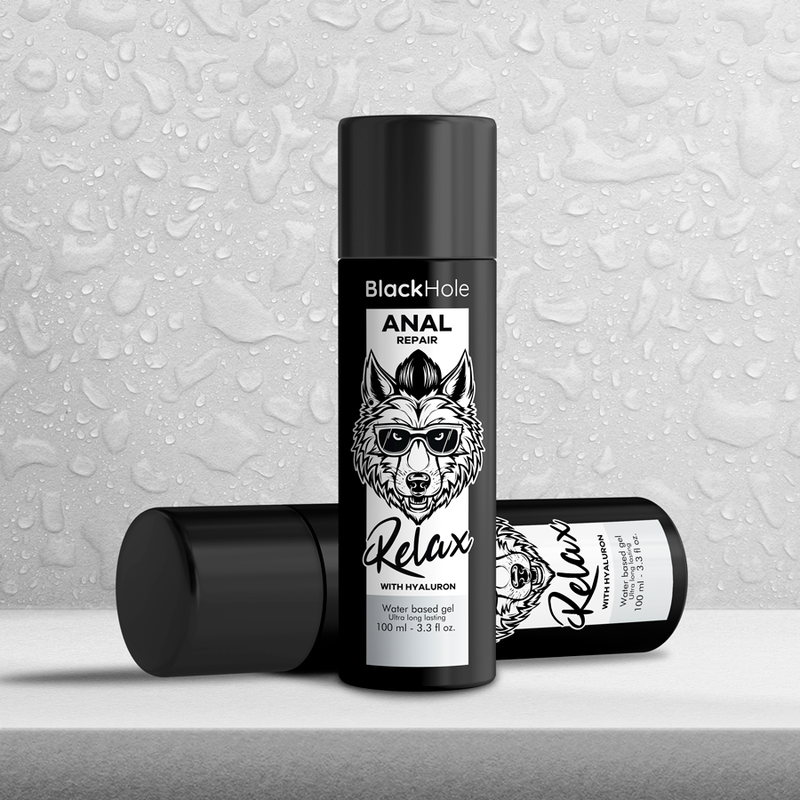 Black Hole Lubrificante Anal Relaxante Dilatador com Hialuron 100 ML para prazer e cuidado íntimo.