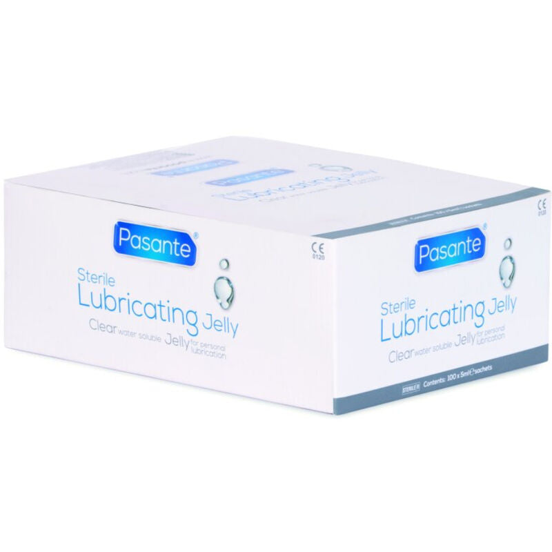 Sachê de Geléia Lubrificante Estéril Monodose PASANTE 5ml para higiene e conforto íntimo.
